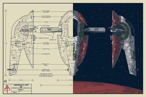 Incredible Slave 1 Blueprints And The Most Insanely Detailed
