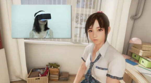 Virtual girl dating sim