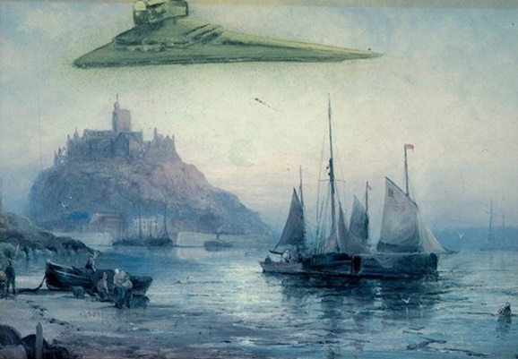 star wars thrift store paintings