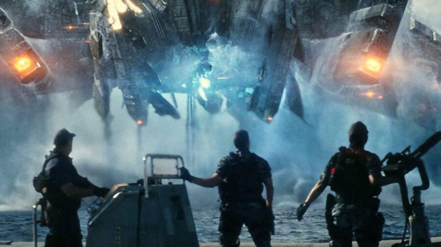 Scenes from the alien invasion flop Battleship