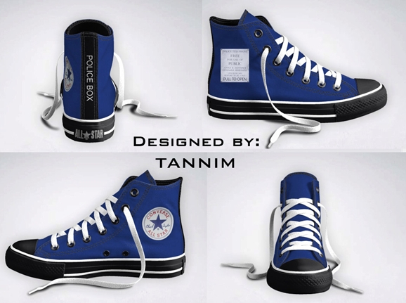 A Pair Of Custom-Made Doctor Who Converse Will Only Cost You A Hundred Bucks