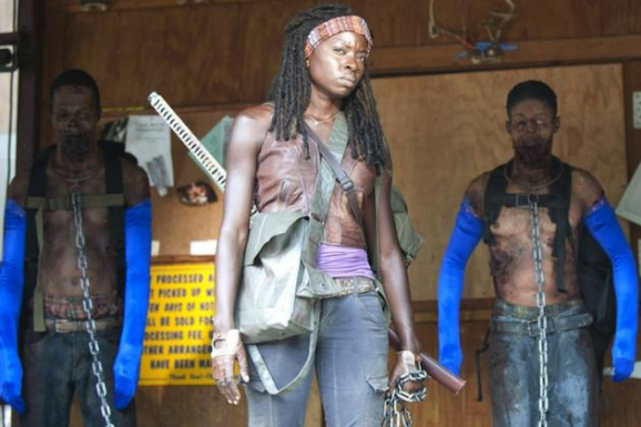 Michonne with Two Friends