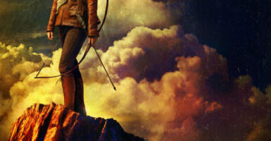 Katniss on a mountain