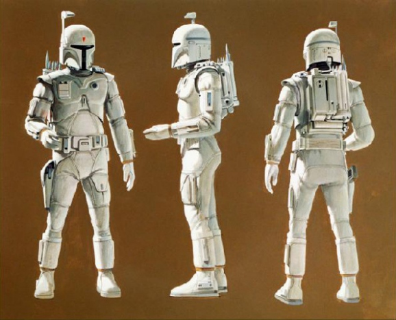 Star Wars Test Footage Reveals Boba Fett's Original All White Armor