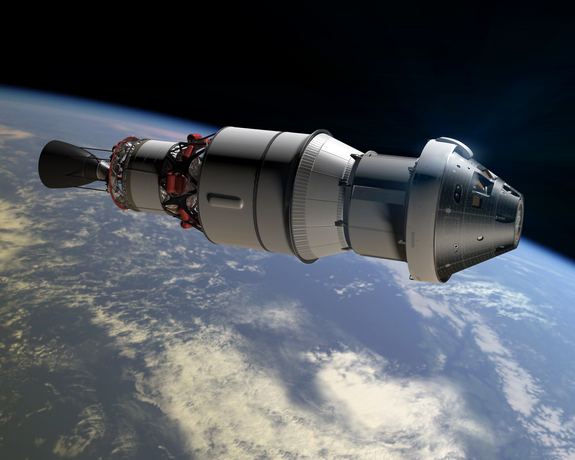 Orion capsule mock-up