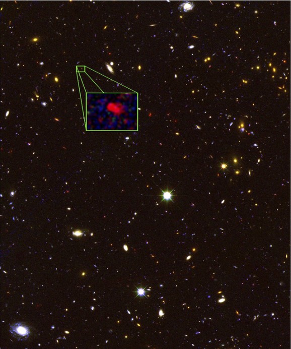 ancient distant galaxy