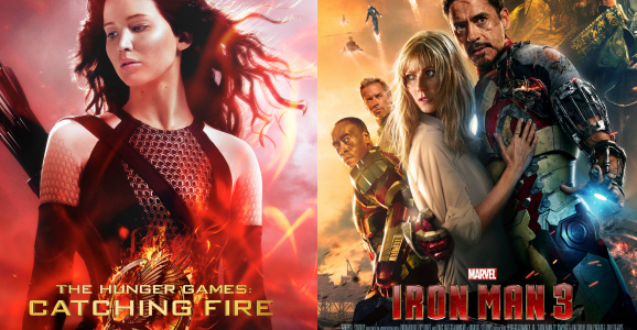 The Hunger Games: Catching Fire VS. Iron Man 3