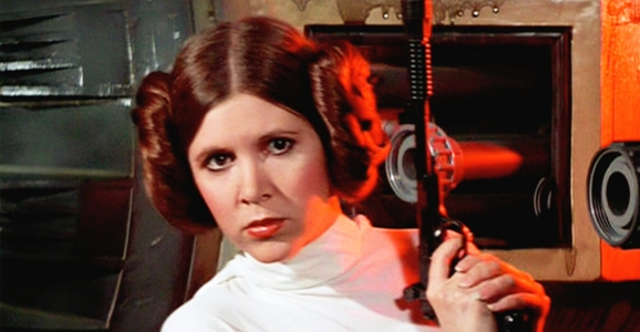 Leia as a female sci-fi character