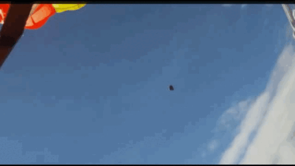 skydiver meteorite