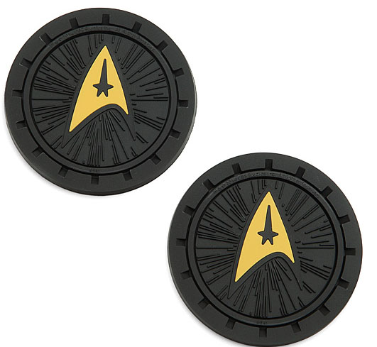 Star Trek Delta Logo Auto Coaster Set