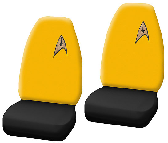 Star Trek Delta Logo High Back Bucket Seat Cover