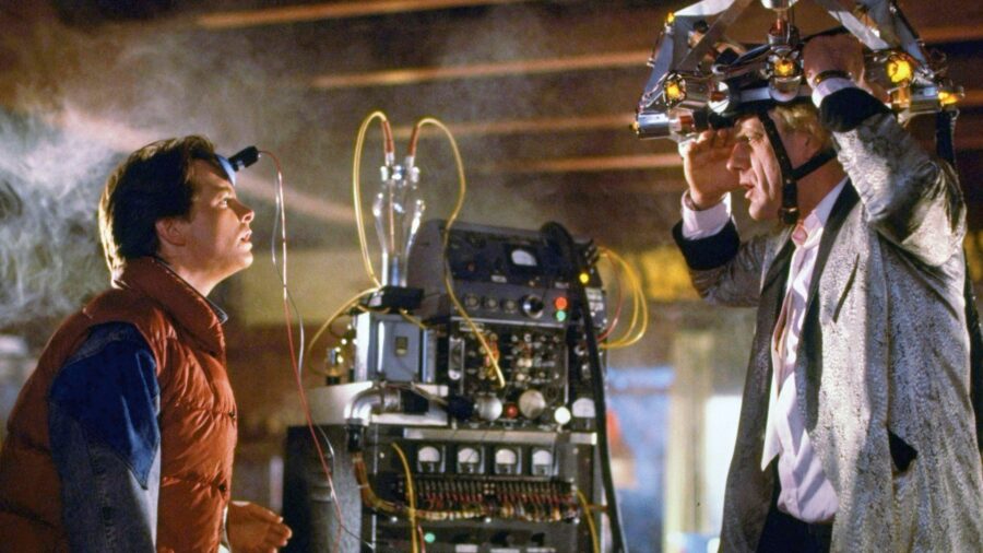 Back to the Future: Does physics of Marty's time travel add up?