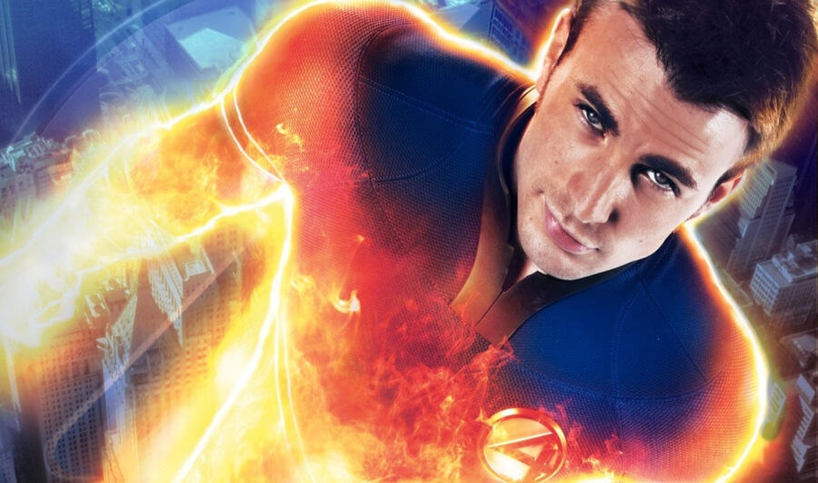 chris evans fantastic four human torch