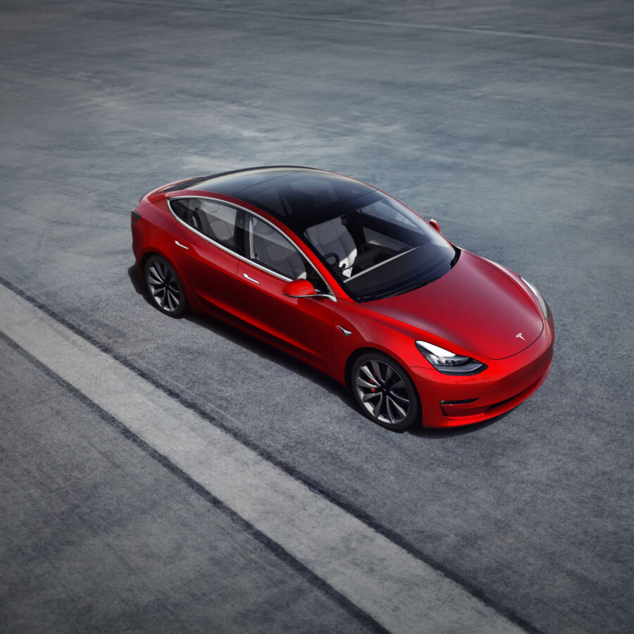 Tesla's electric car