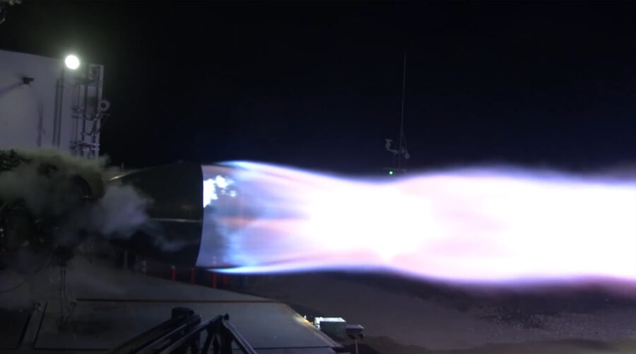 SpaceX Starship engine test