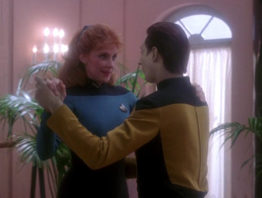 Data dances in this star trek episode