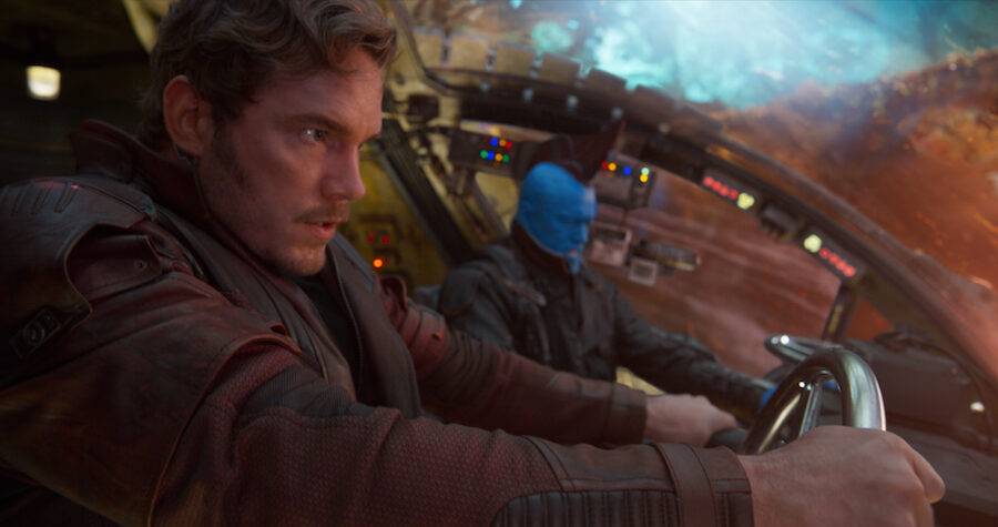 Star Lord and Yondu in Guardians