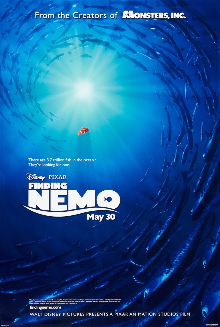 Finding Nemo as a Pixar movie