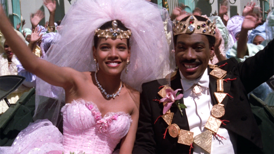 Lisa marrying Akeem in Coming To America