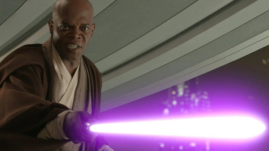 purple lightsaber