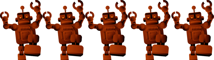 5 robots