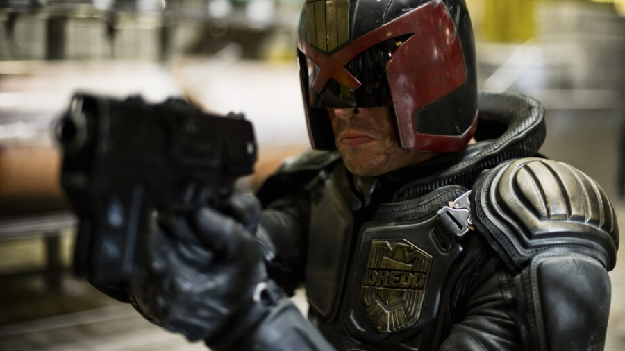 Karl Urban as Judge Dredd