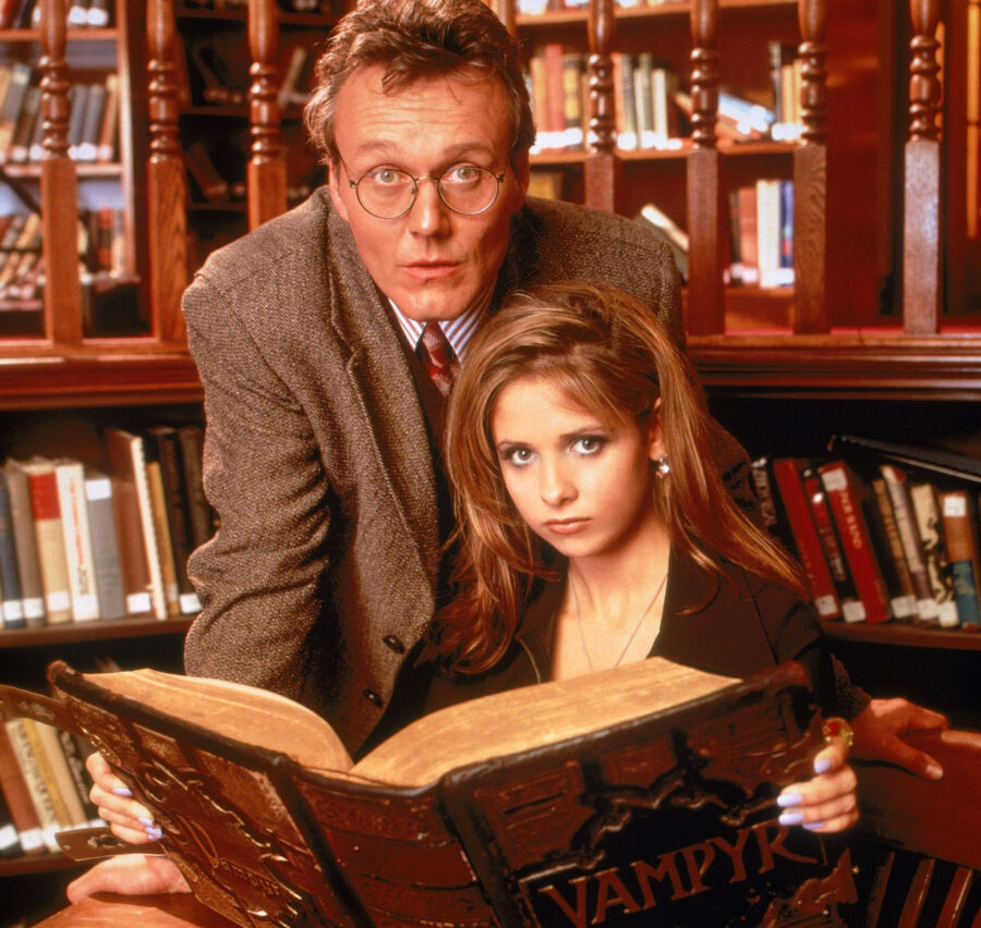 Giles and Buffy