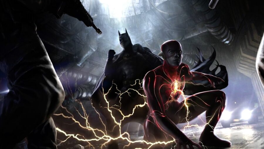 the flash batman