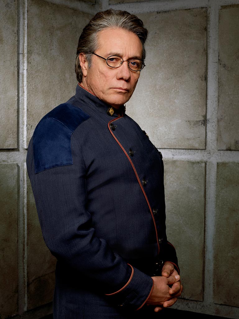 Edward James Olmos in Battlestar Galactica