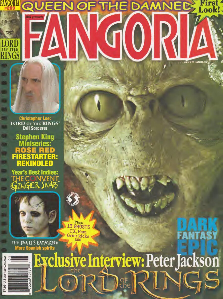 lord of the rings series fangoria