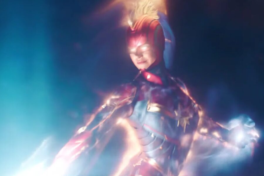 captain marvel fire