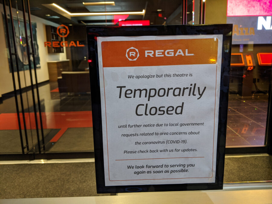 regal movie theaters closed