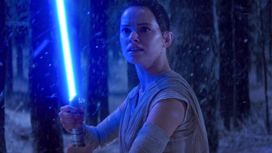 rey lightsabers star wars