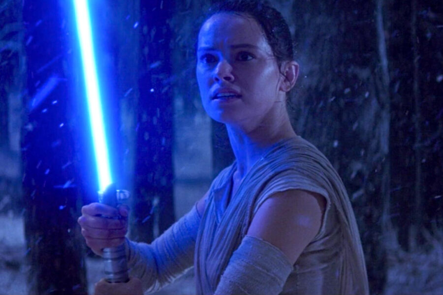 rey lightsabers star wars