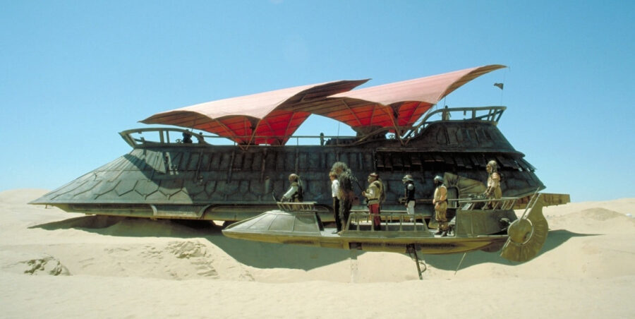 star wars jabba sail barge