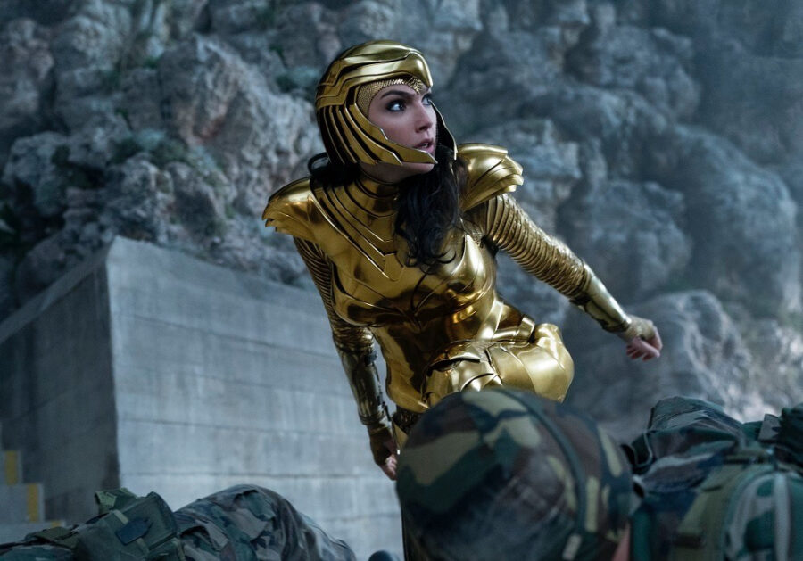 wonder woman 1984 golden armor