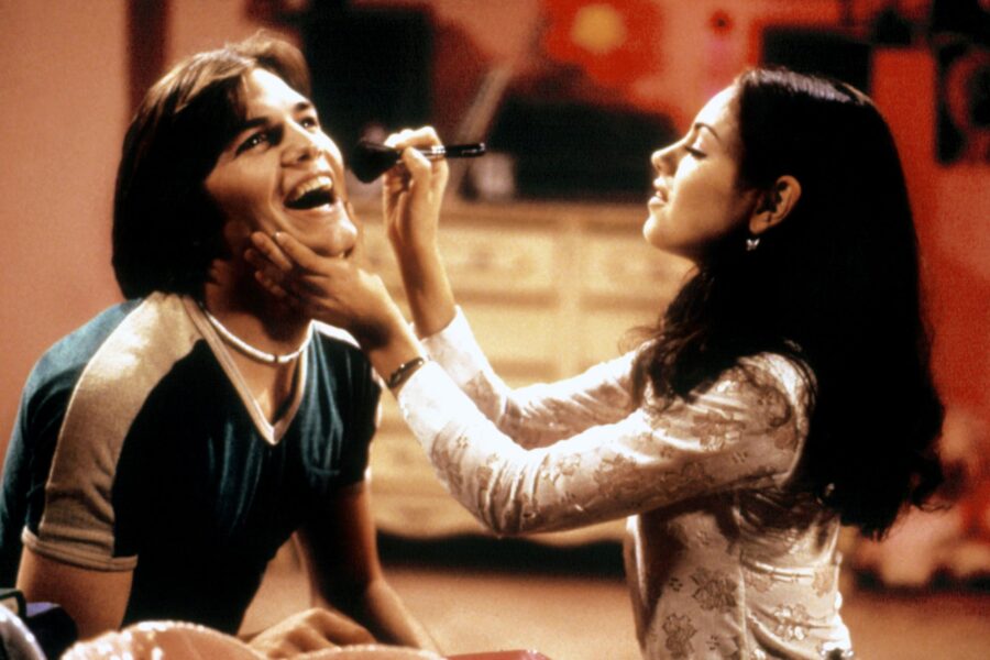 Ashton Kutcher and Mila Kuniso