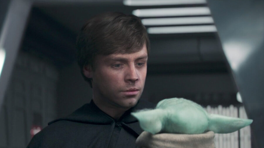 luke skywalker baby yoda