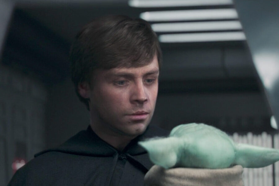 luke skywalker baby yoda