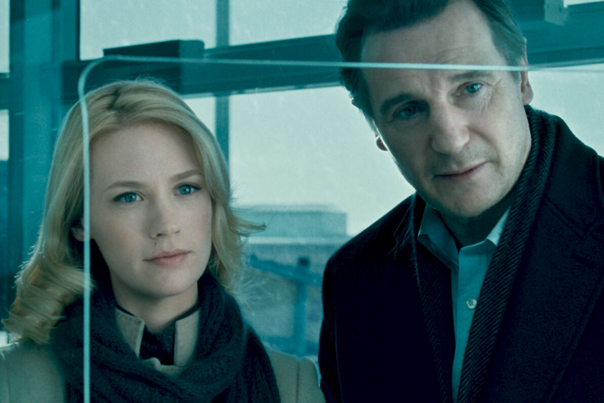 Liam Neeson January Jones Unknown