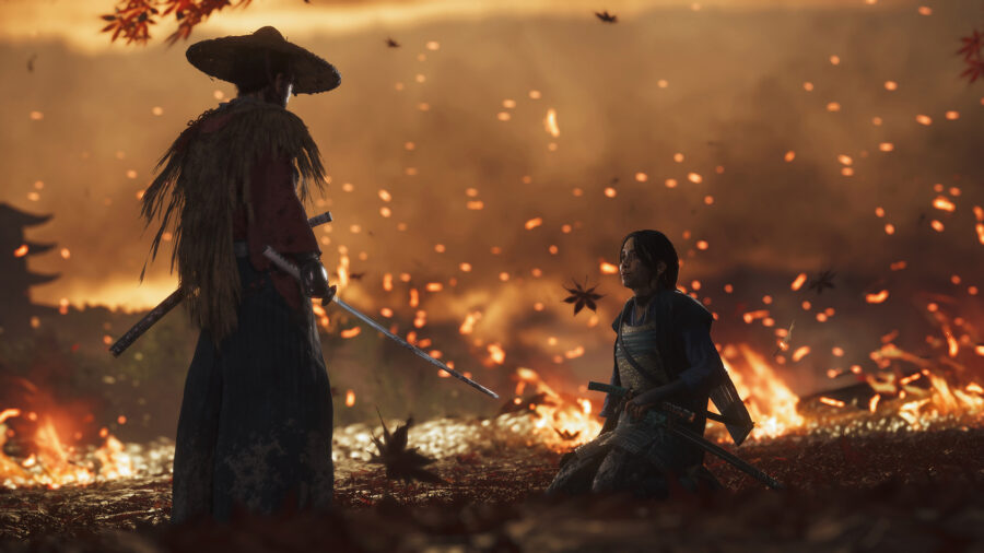 ghost of tsushima fire