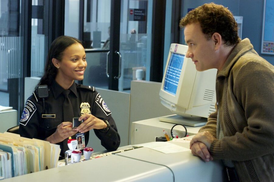 tom hanks with zoe saldana