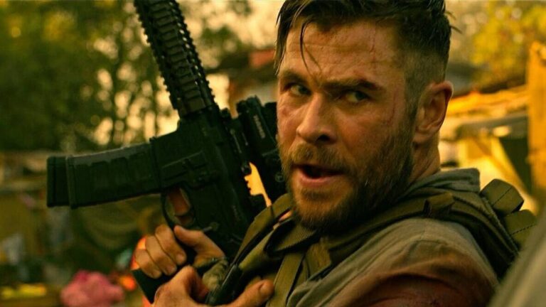 See Chris Hemsworth In A Fiery Fight Scene For Extraction 2