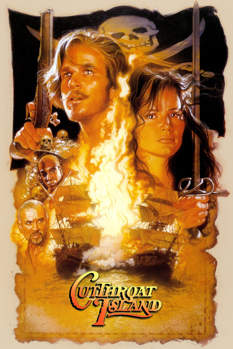 cutthroat island poster