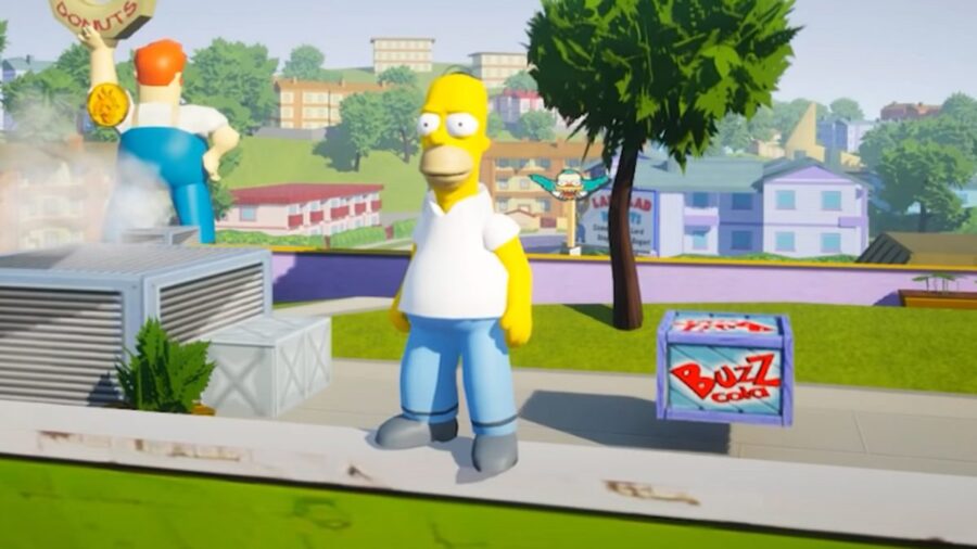 simpsons hit and run game