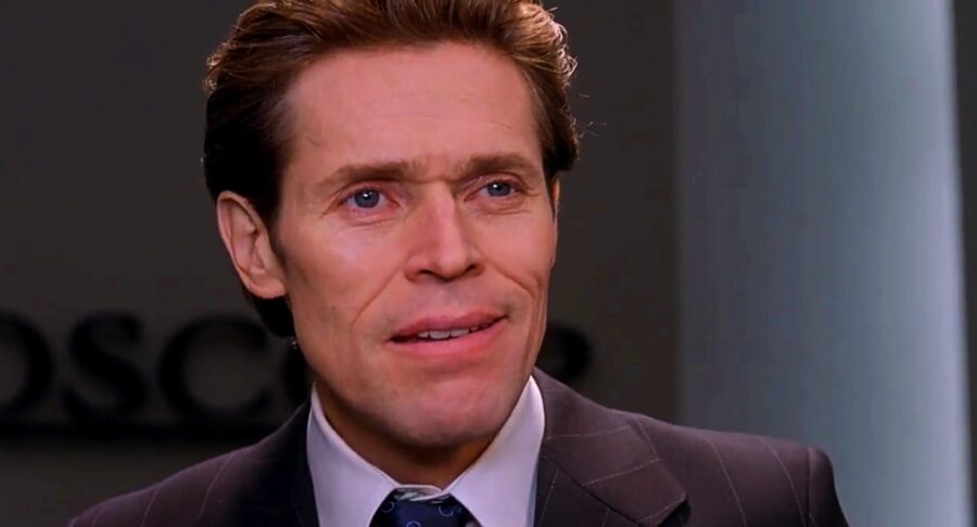 Willem Dafoe made Emma Stone slap him 20 times on 'And' set