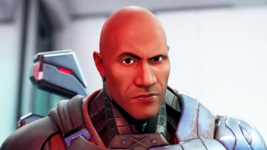 dwayne johnson fortnite