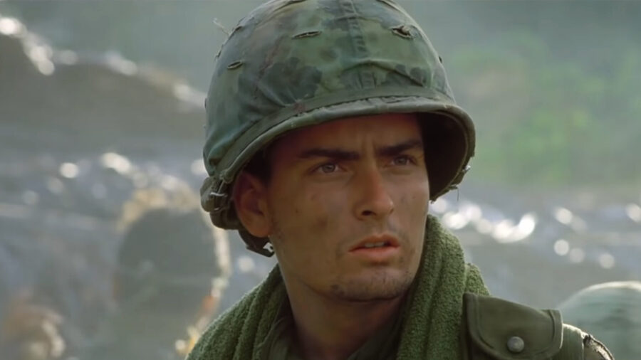 charlie sheen platoon