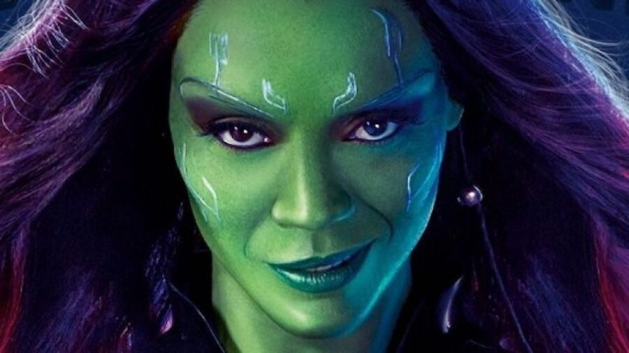 zoe saldana gamora guardians of the galaxy