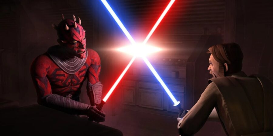 darth maul vs obi wan